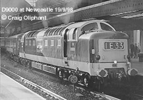 D9000 at Newcastle