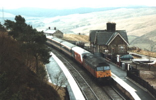 47745 at Dent, highest station in England