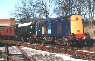 20306 and D8001 at Butterley